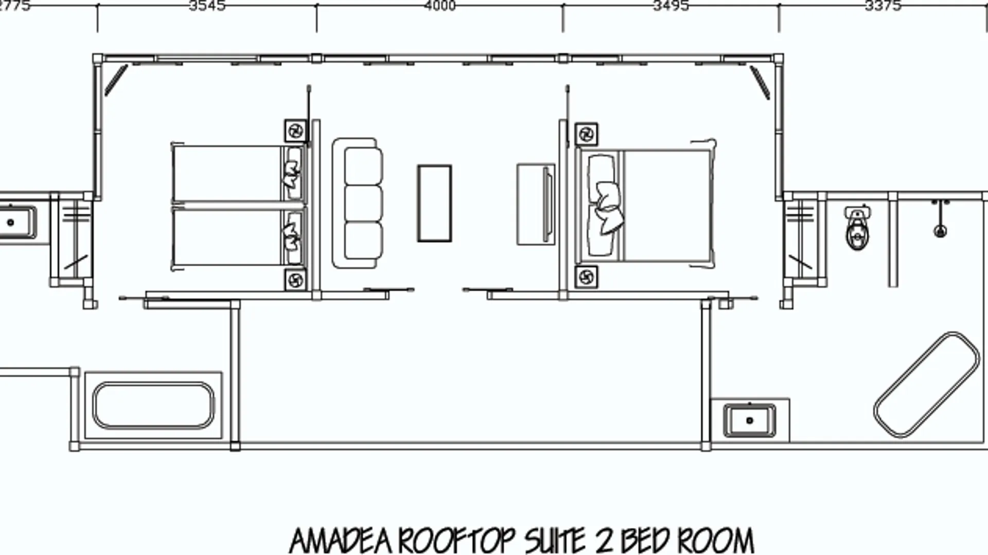 Amadea Rooftop Suite (2 Bed) - 170 sqm 2