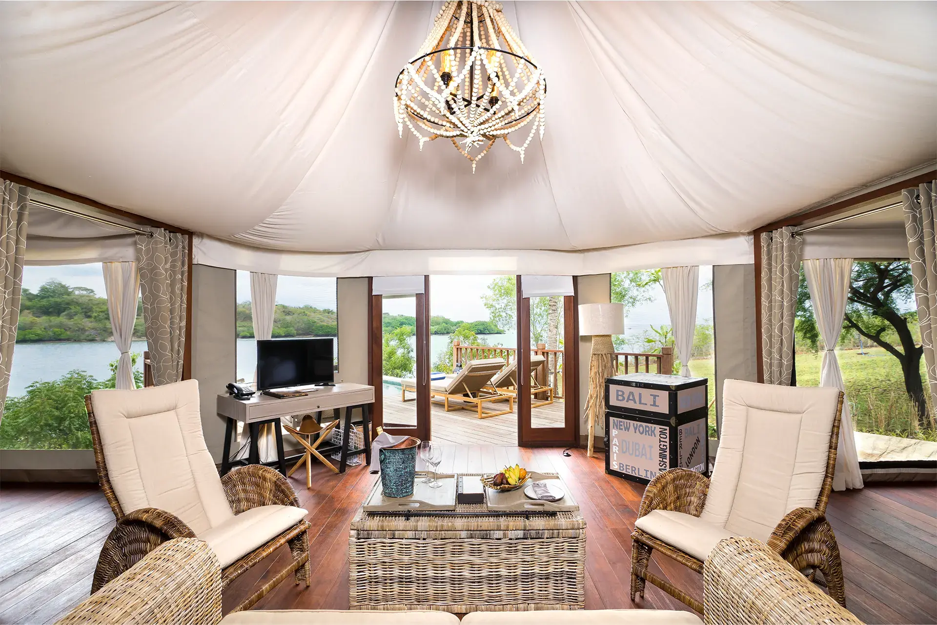 Two Bedroom Cliff Tent Villa