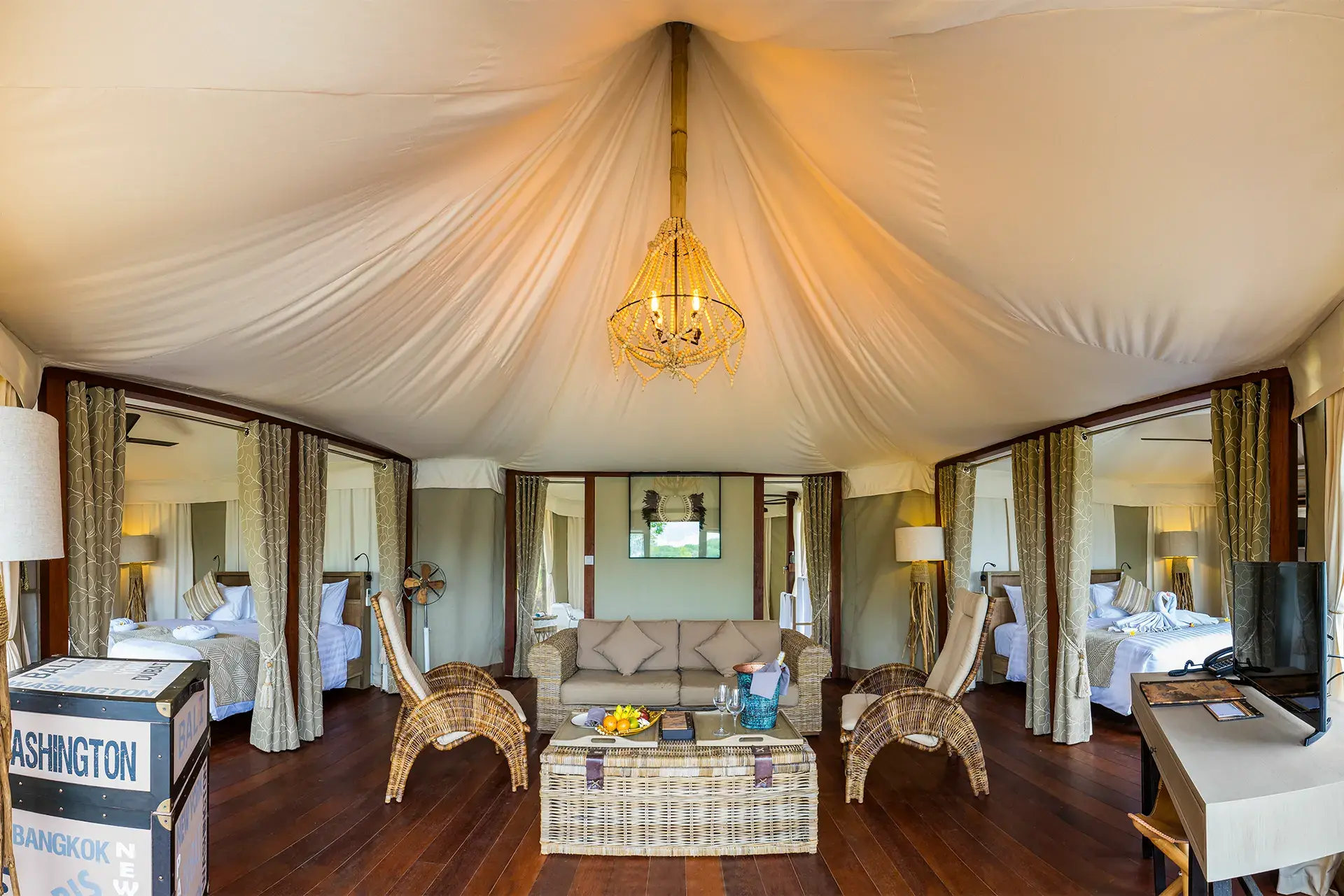 Two Bedroom Cliff Tent Villa