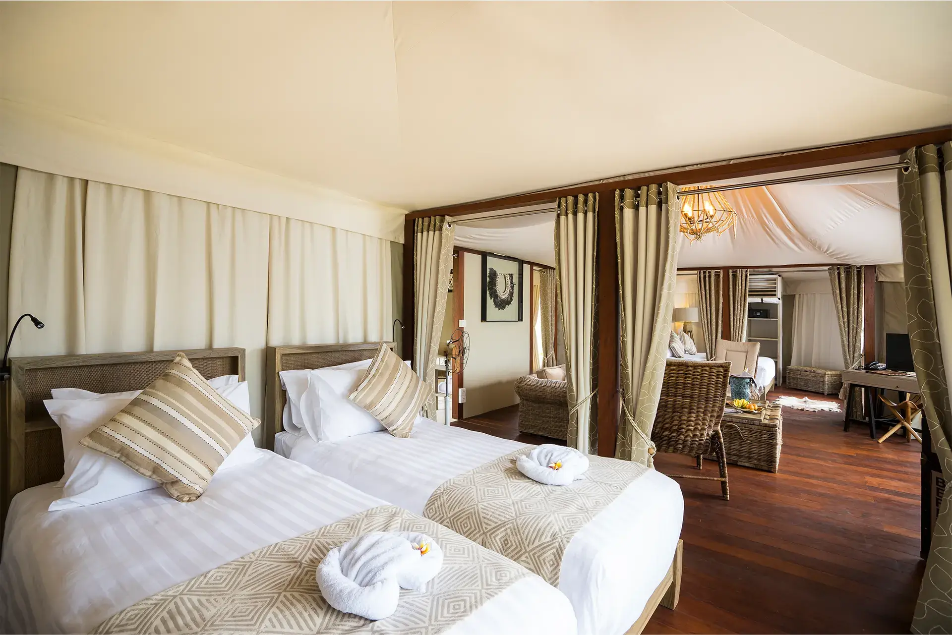 Two Bedroom Cliff Tent Villa
