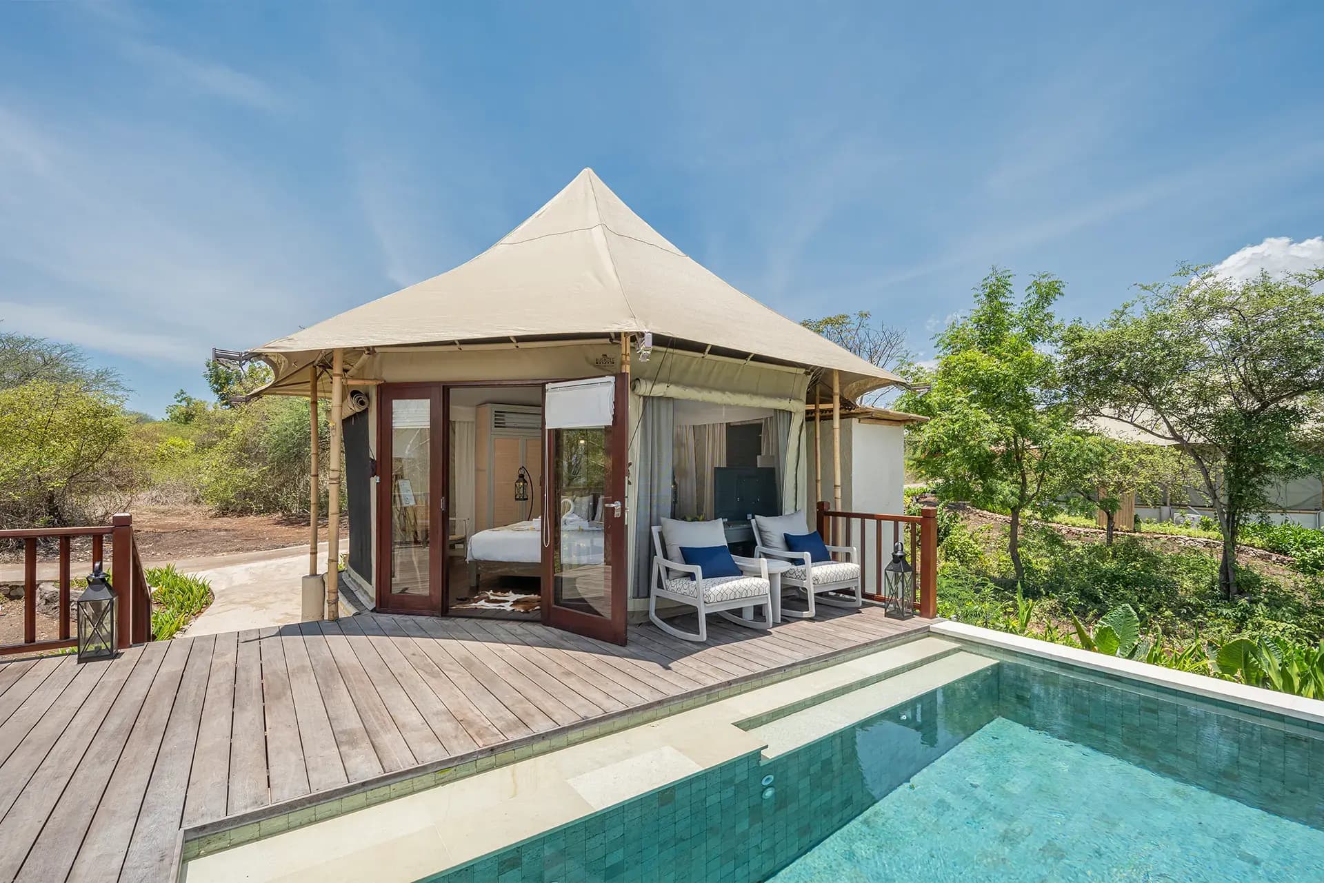 Cliff Tent Pool Villa