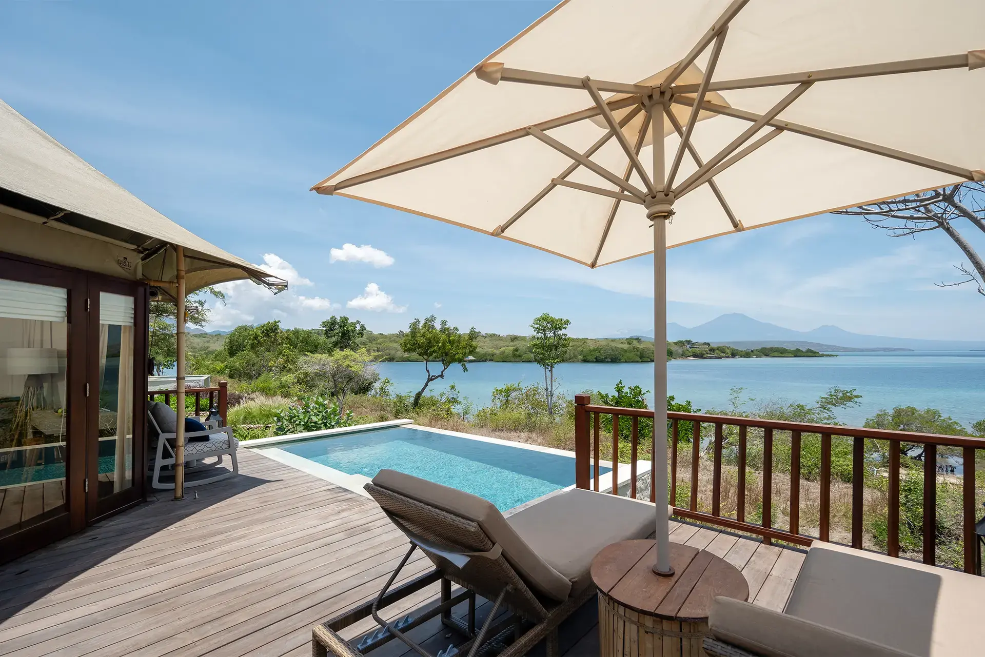 Cliff Tent Pool Villa